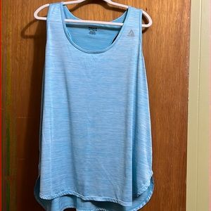 2X Reebok razor back tank top. Light Blue